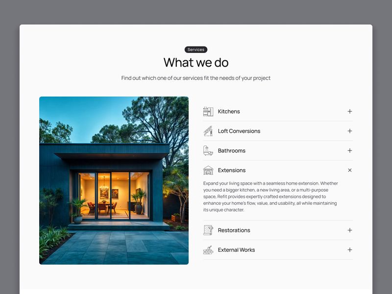 Refit — İşletme Web Sitesi Şablonu - Hover