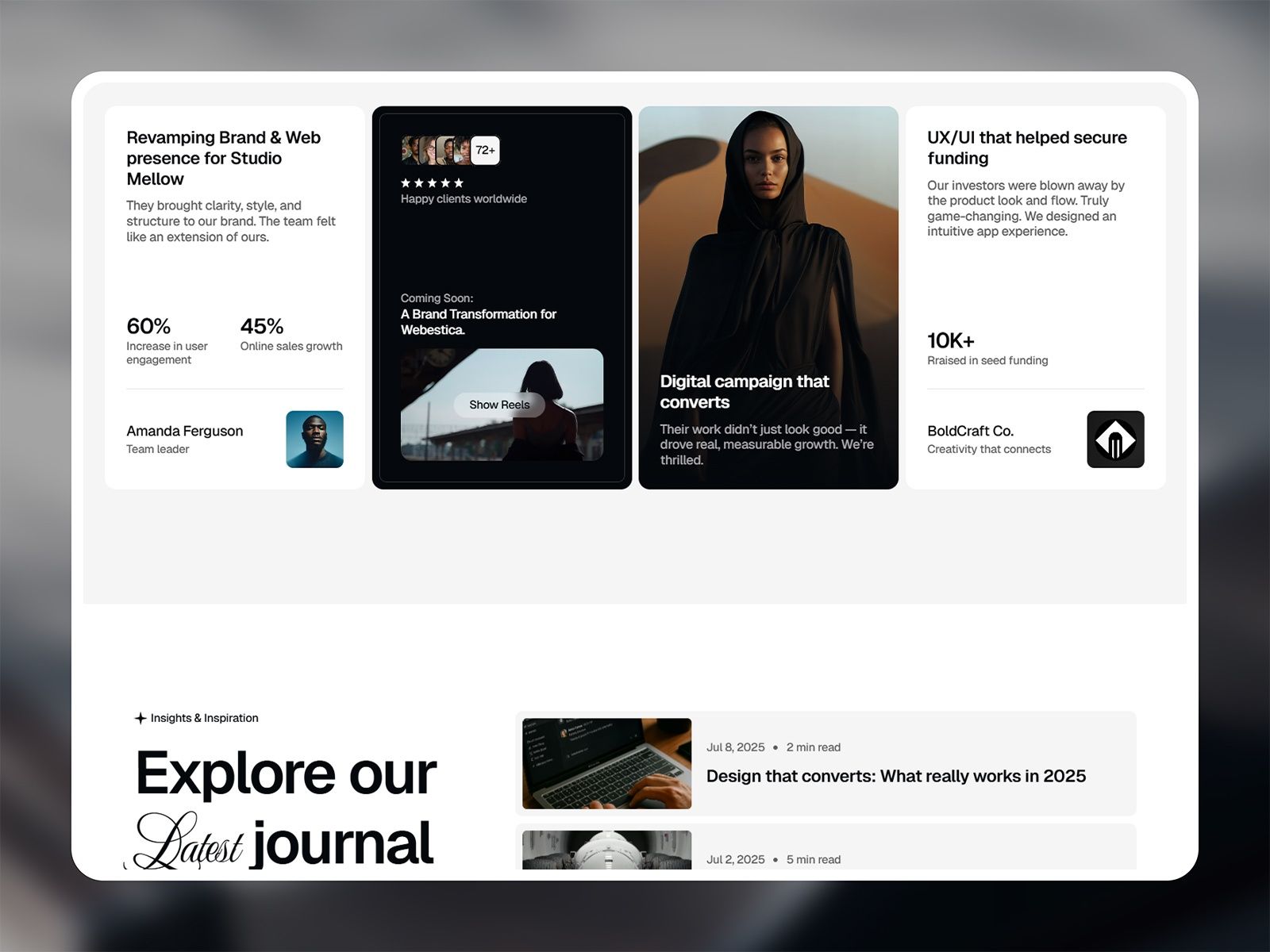 Ignitex — Agency Website Template screenshot 4