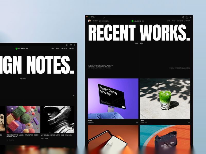 Daron — Yaratıcı Portföy Web Sitesi Şablonu - Hover