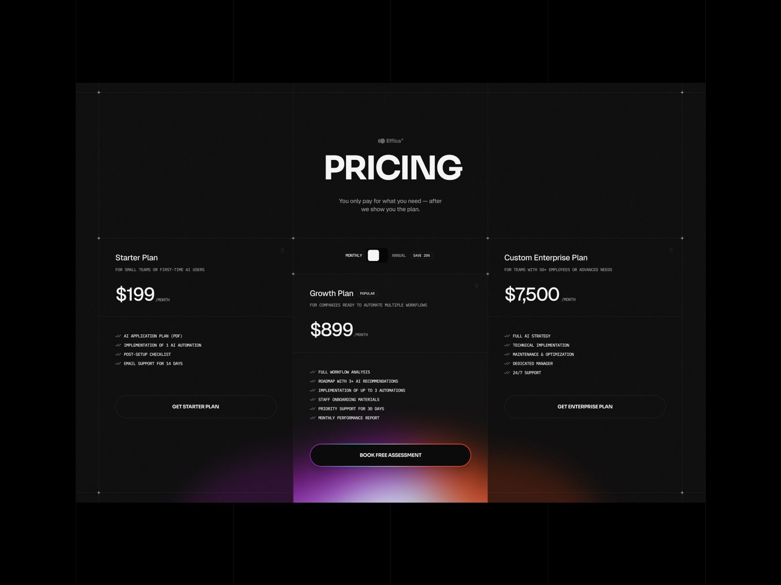 Effica — Consulting Website Template screenshot 3