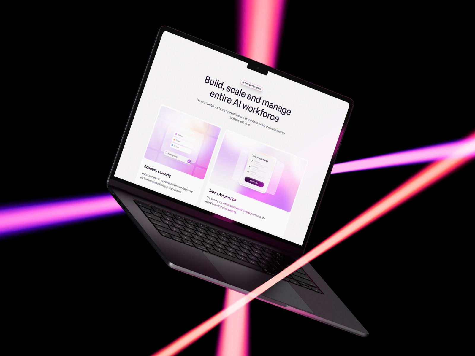 Fluence AI — Business Website Template screenshot 4