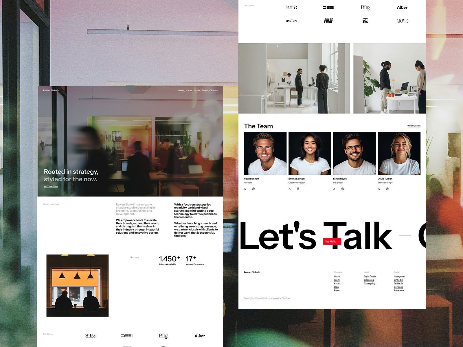 Rowan X — Creative Agency Website Template screenshot 4