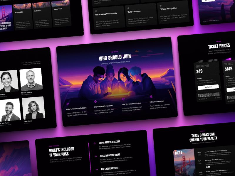 Conclave — Topluluk Web Sitesi Şablonu - Hover