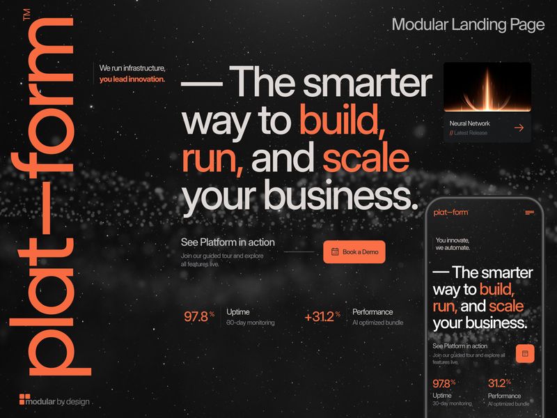 Platform — SaaS Web Sitesi Şablonu