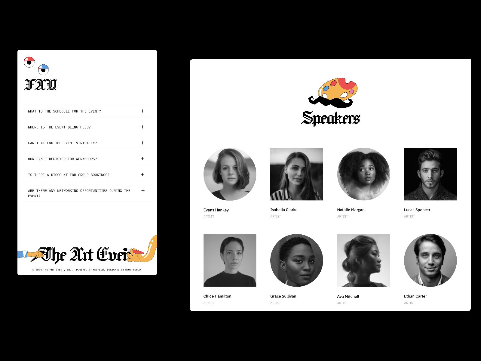 Eventart — Event Landing Page Website Template screenshot 3
