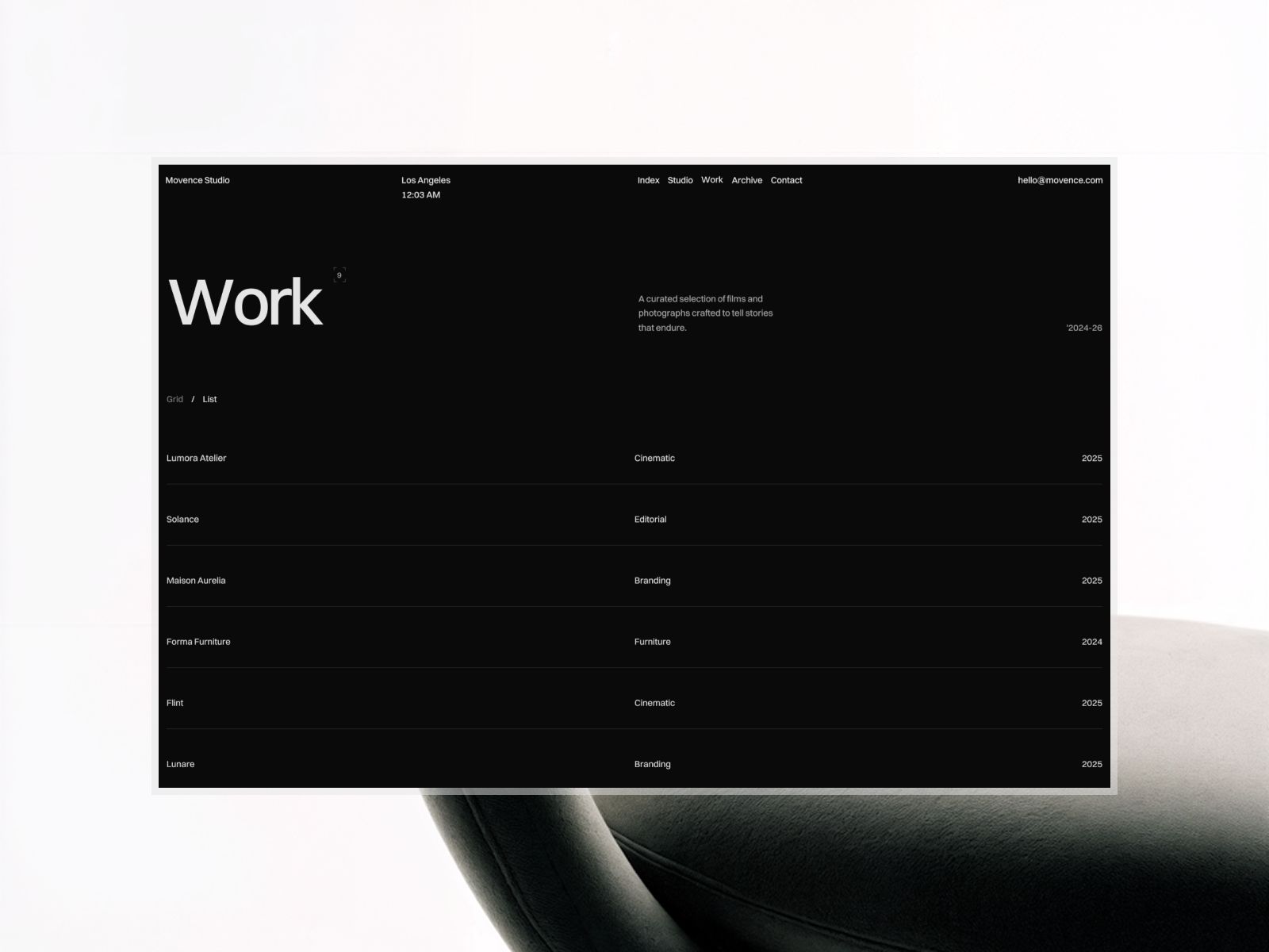 MOVENCE — Creative Website Template screenshot 3