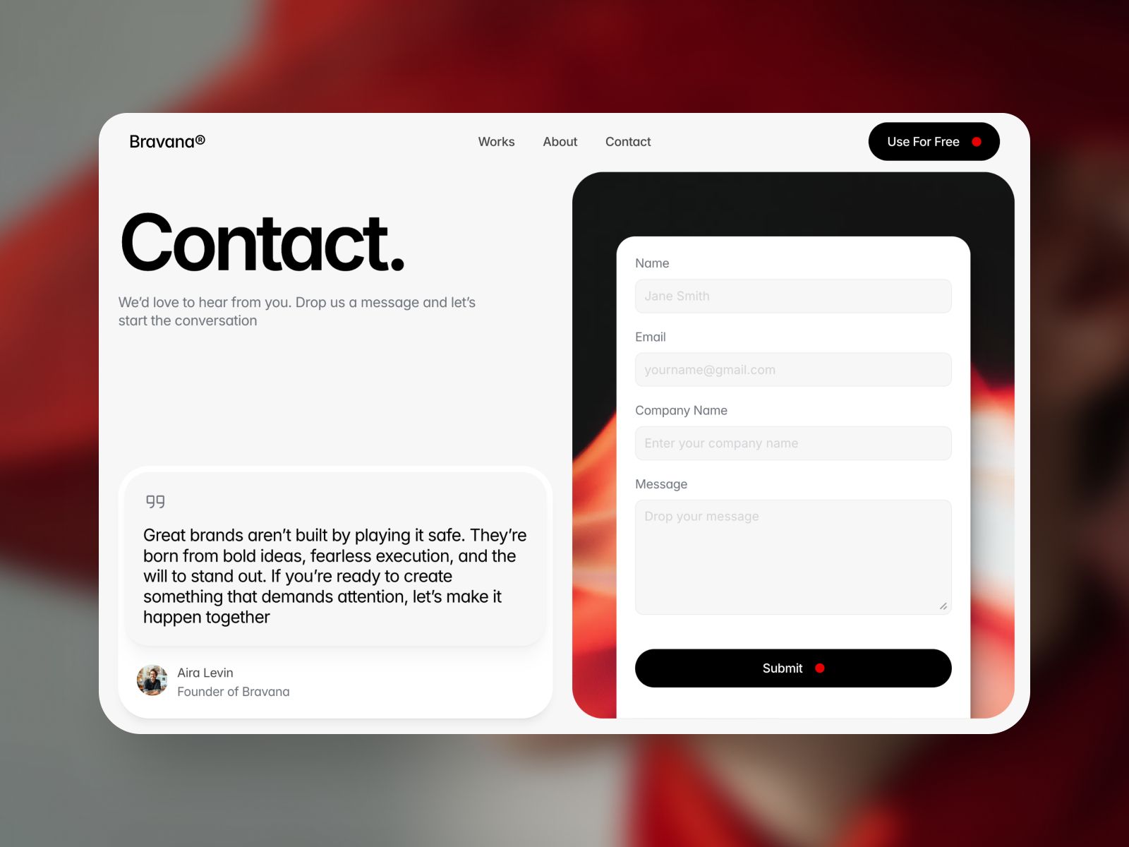 Bravana — Minimalist Digital Agency Website Template screenshot 3