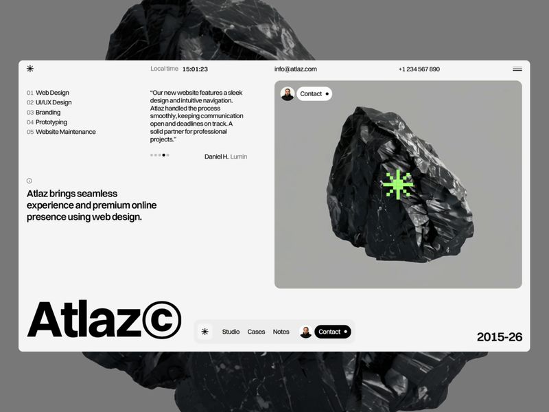 Atlaz — Dijital Ajans Web Sitesi Şablonu