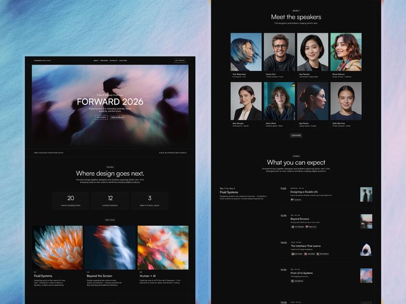 Forward — Topluluk Web Sitesi Şablonu