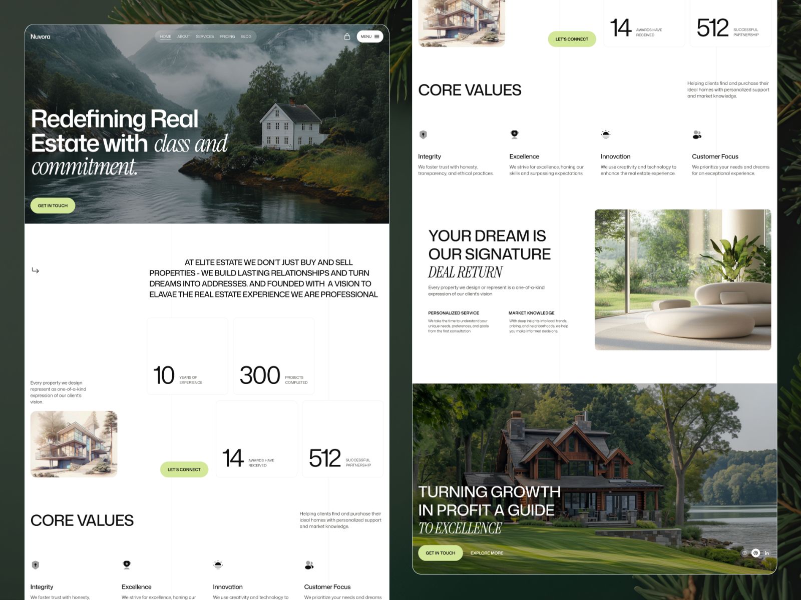 Nuvora — Sustainable Architecture Website Template screenshot 3