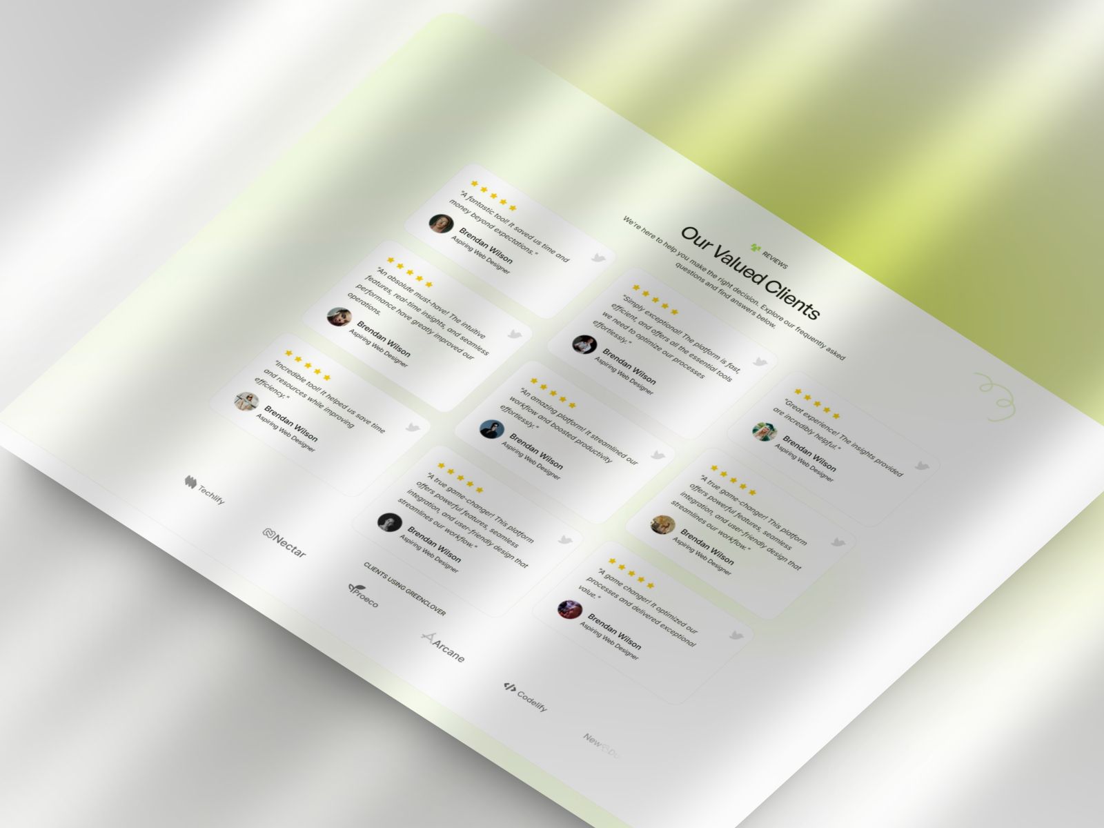 Clover — SaaS Website Template screenshot 4