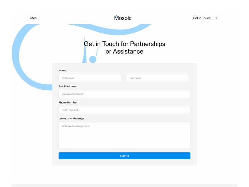 Mosoic — Yaratıcı Web Sitesi Şablonu - Hover