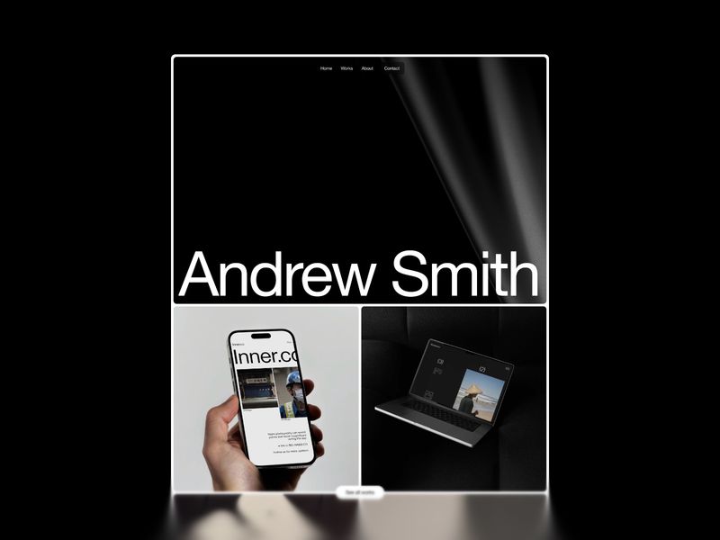 ANDREW — Yaratıcı Portföy Web Sitesi Şablonu