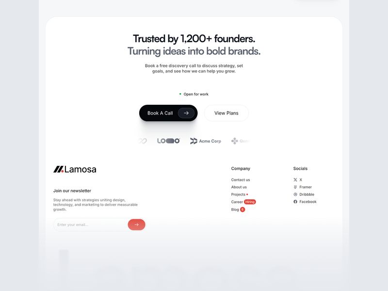 Lamosa — İşletme Web Sitesi Şablonu - Hover
