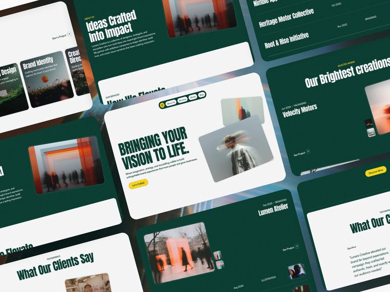 Damas — Yaratıcı Ajans Web Sitesi Şablonu - Hover