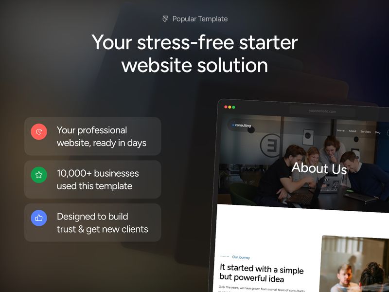 Danışmanlık — İşletme Web Sitesi Şablonu - Hover