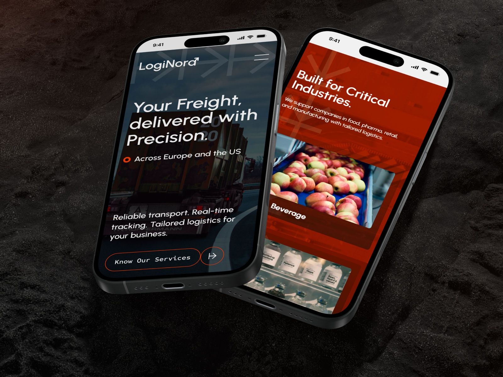 LogiNord — Transport & Logistics Website Template screenshot 4