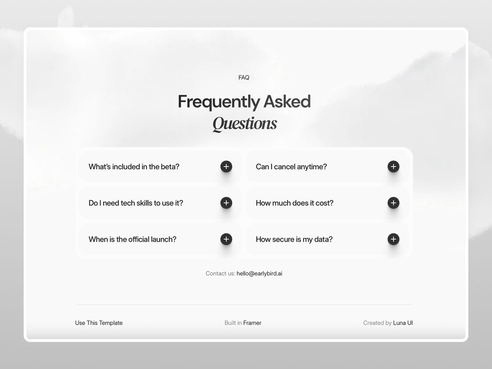 EarlyBird — SaaS Website Template screenshot 3