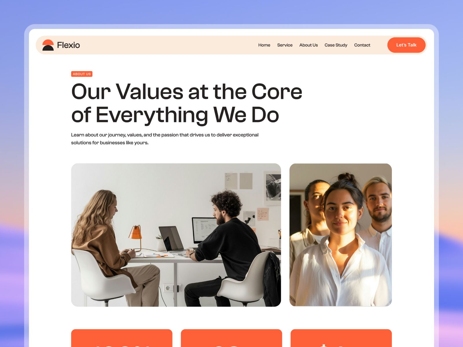 Flexio — Business Website Template screenshot 4
