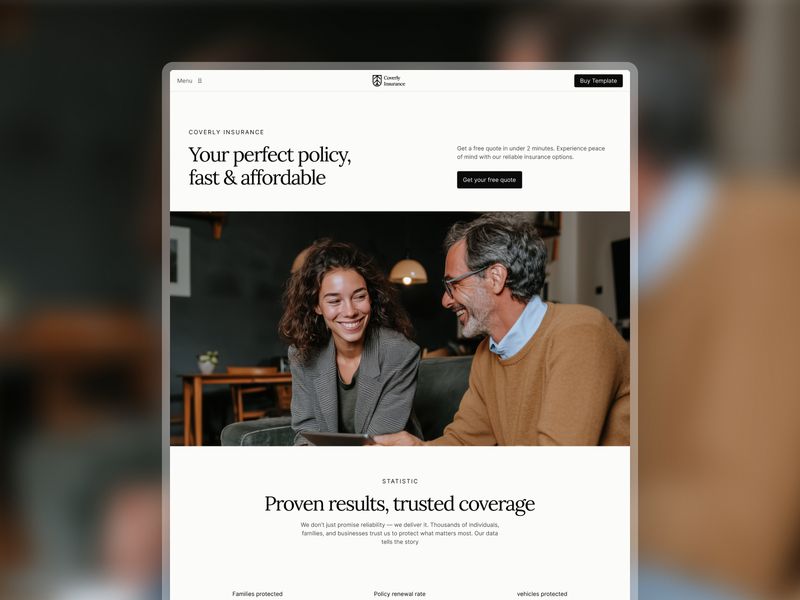 Coverly — Topluluk Web Sitesi Şablonu