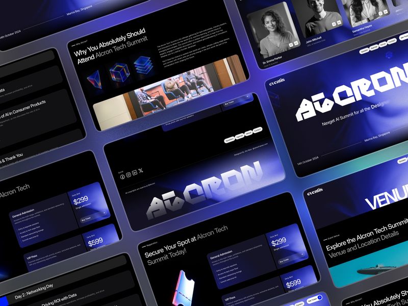 Eventis — Konferans Web Sitesi Şablonu - Hover