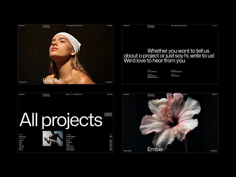 Baseform — Portföy Web Sitesi Şablonu - Hover