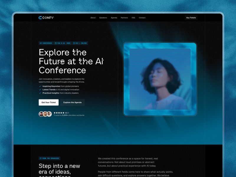 Confy — Topluluk Web Sitesi Şablonu