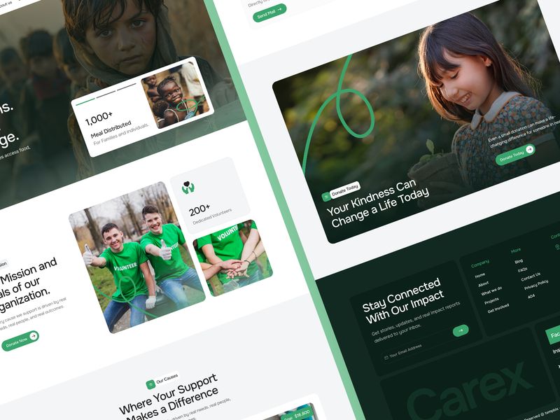 Carex — Topluluk Web Sitesi Şablonu - Hover