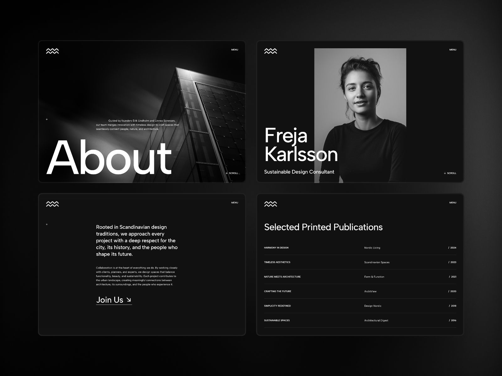 Nord-Å — Architecture Studio Website Template screenshot 3