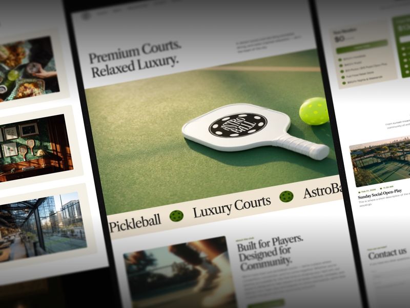 Astroball — Spor Topluluğu Web Sitesi Şablonu