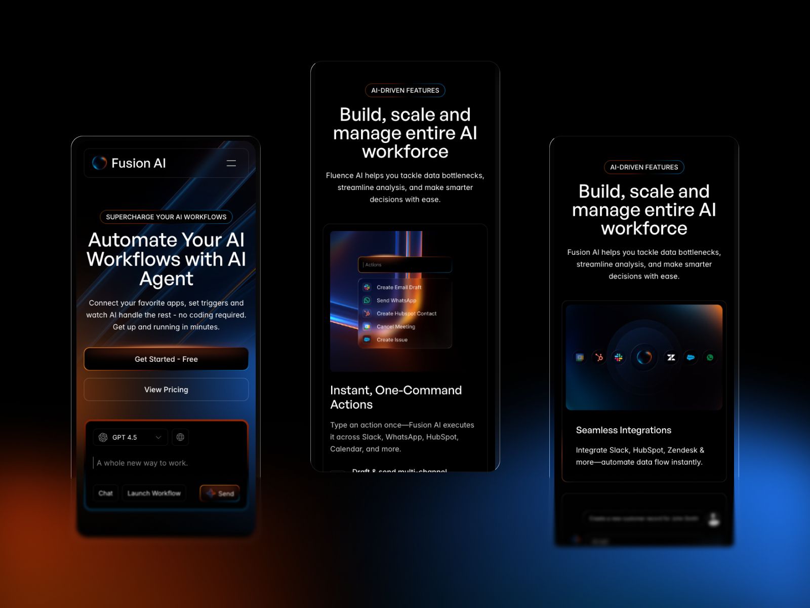 Fusion AI — Business Website Template screenshot 4