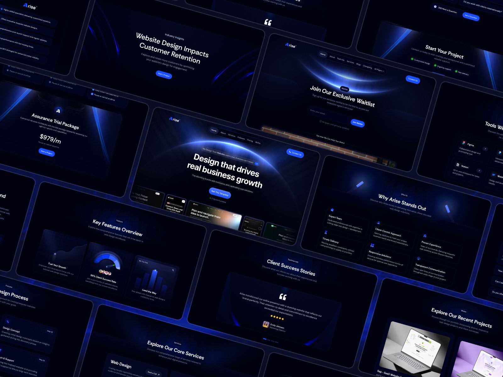 Arise — Business Website Template screenshot 4