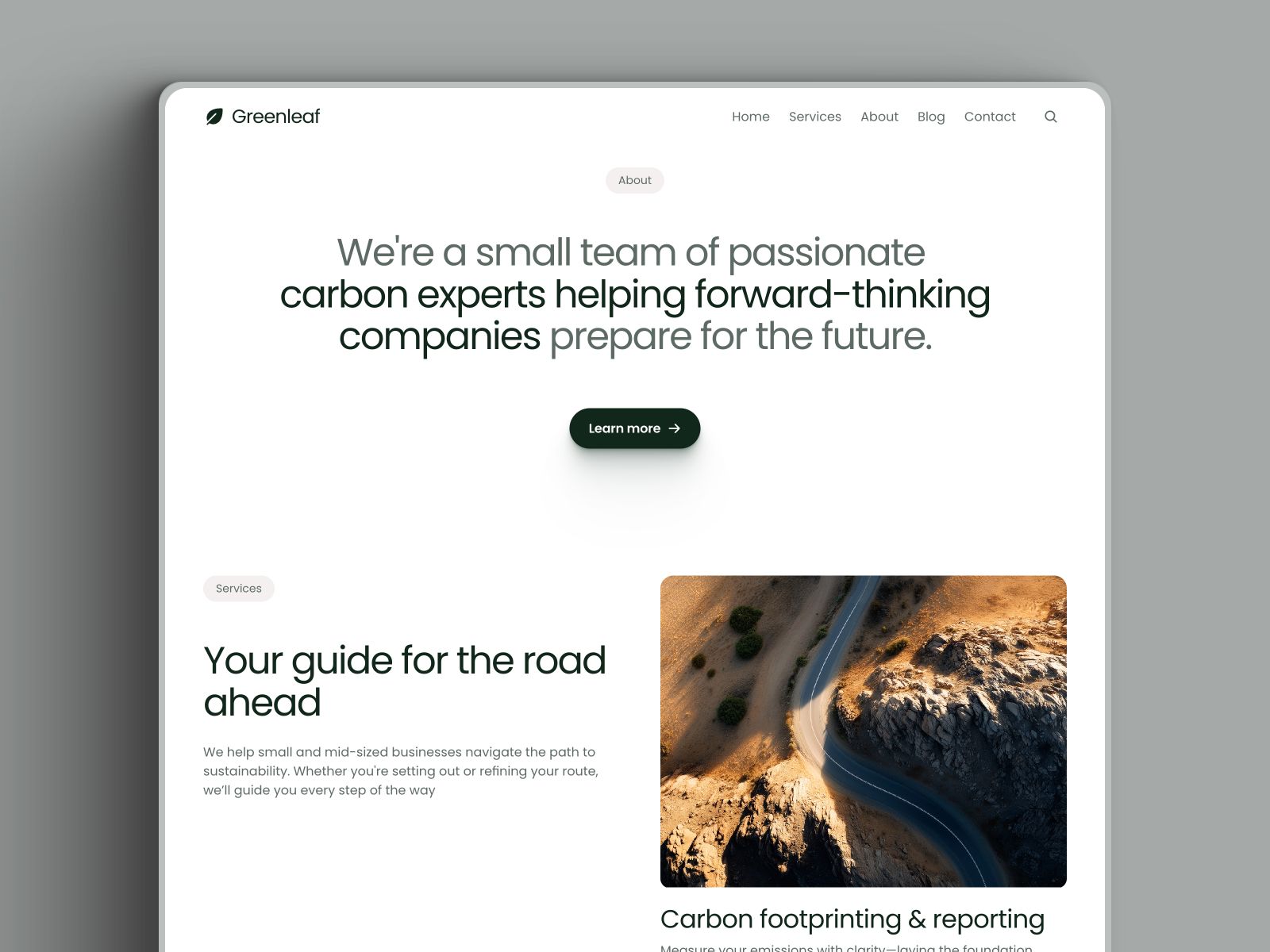Greenleaf — Business Website Template screenshot 3