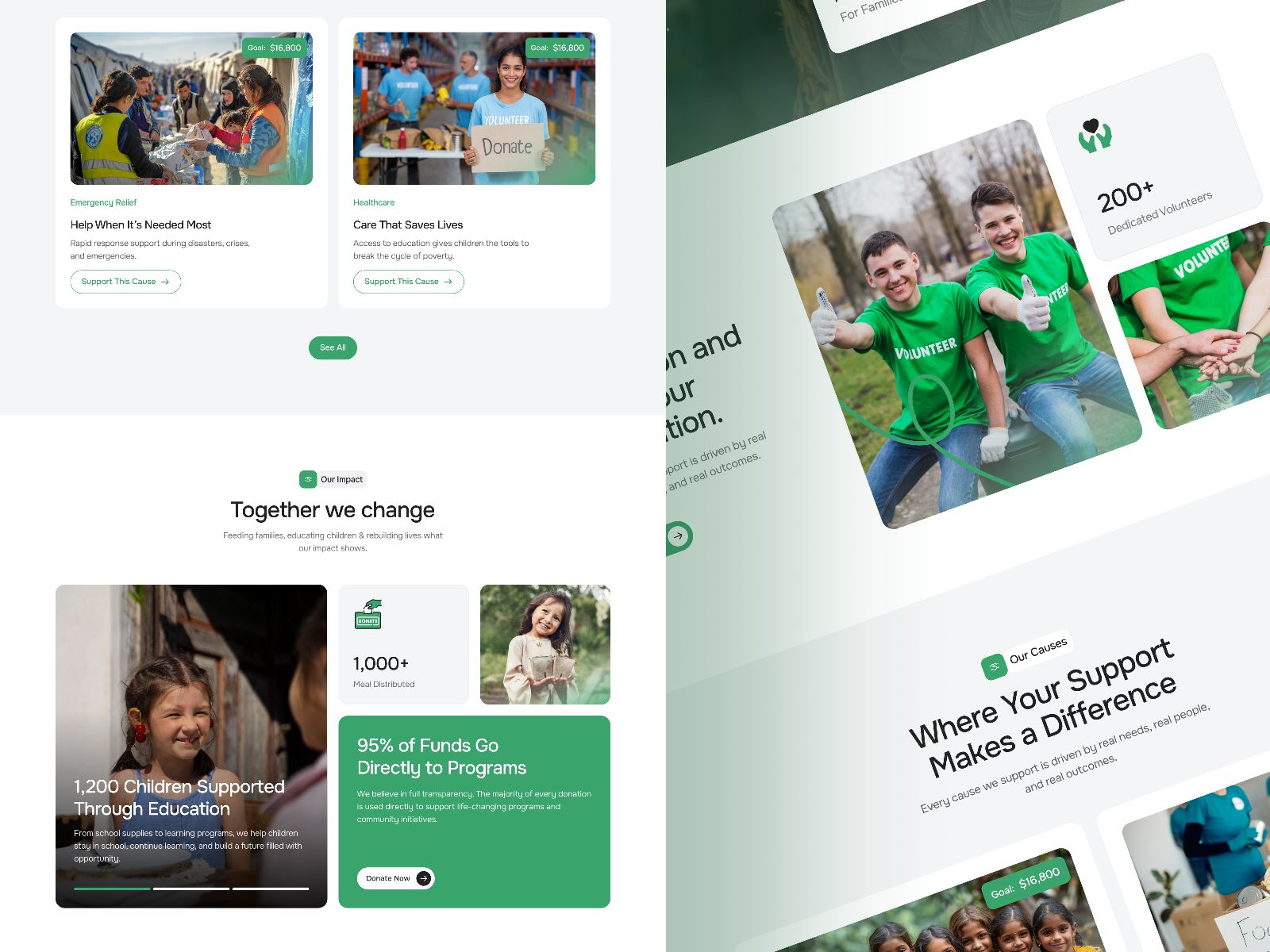 Carex — Community Website Template screenshot 4