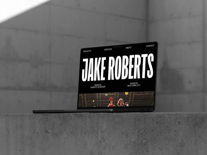 Jake Roberts — Kişisel Portföy Web Sitesi Şablonu