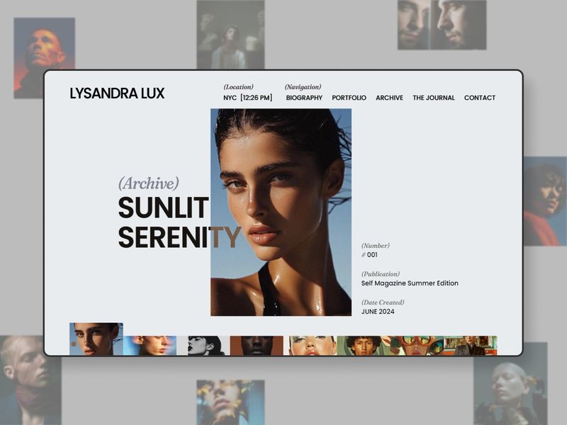 LYSANDRA — Yaratıcı Portföy Web Sitesi Şablonu - Hover