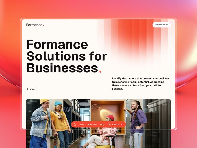 Formance — İşletme Web Sitesi Şablonu