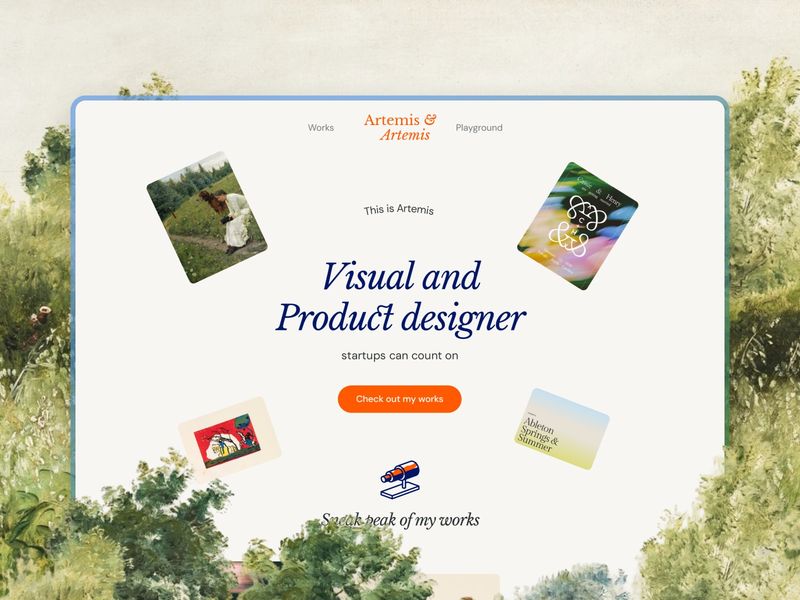 Artemis — Portföy Web Sitesi Şablonu