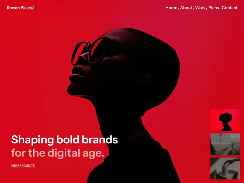 Rowan X — Yaratıcı Ajans Web Sitesi Şablonu