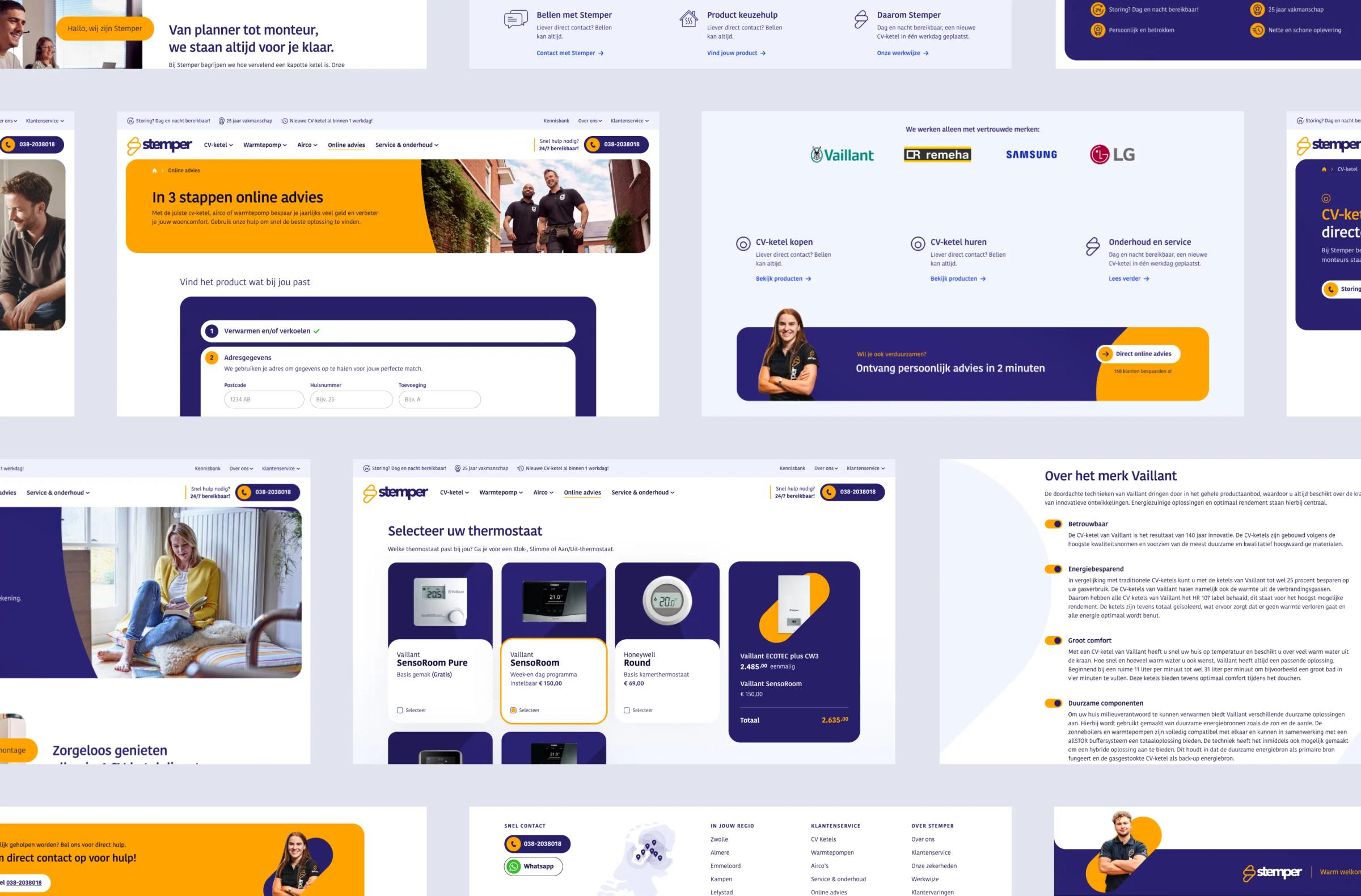 Stemper design, screen 3