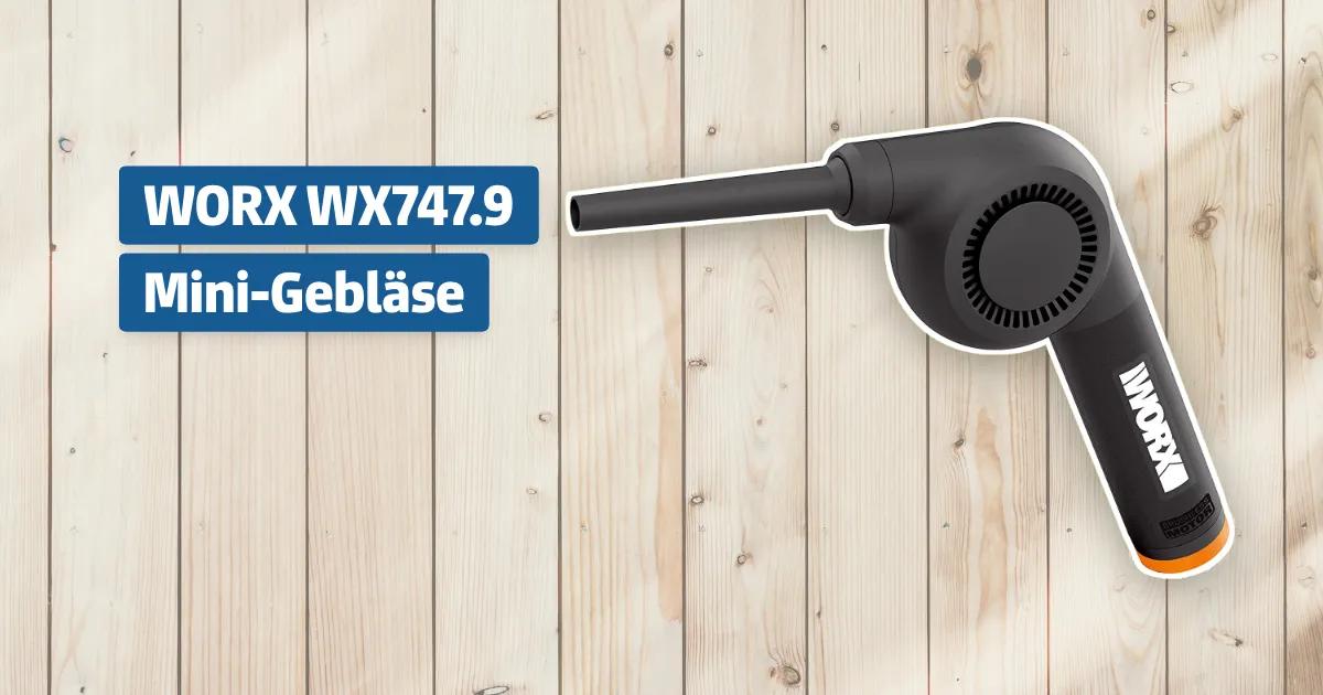 WORX WX747.9 MiniGebläse Testbericht & Erfahrungen heimwerker.cc