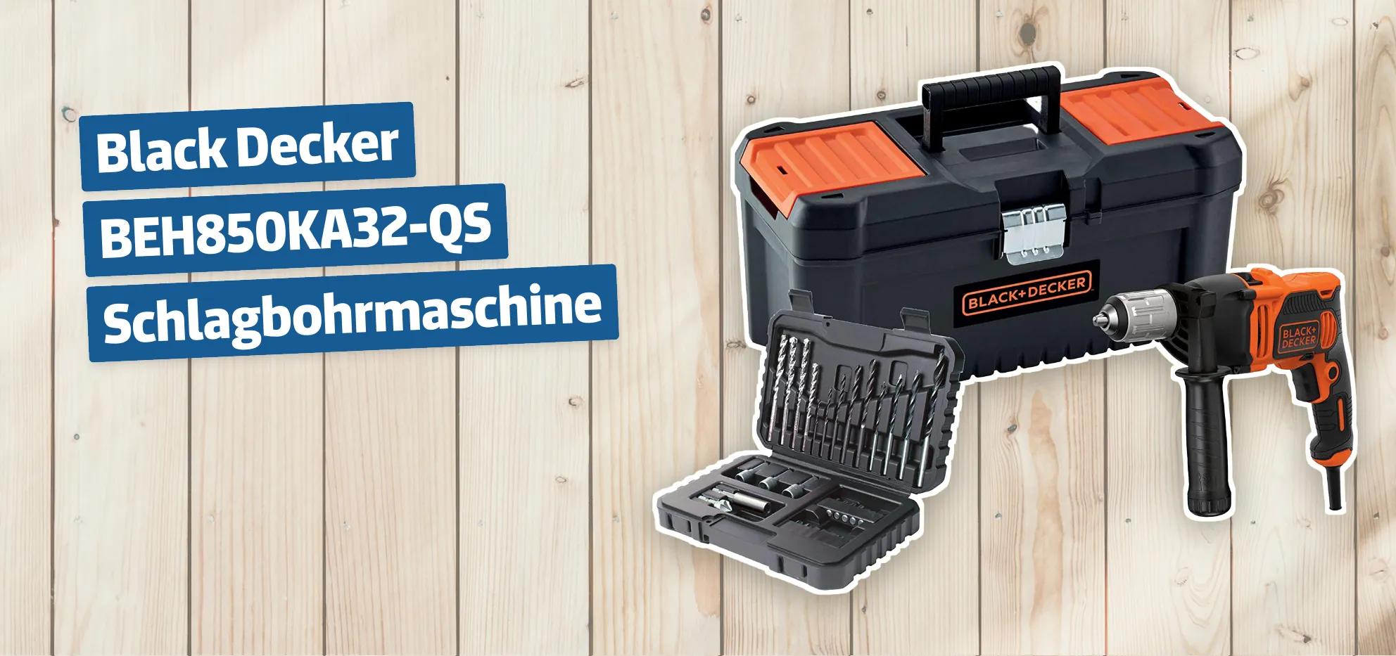 Black+Decker BEH850KA32-QS Schlagbohrmaschine Testbericht & Erfahrungen