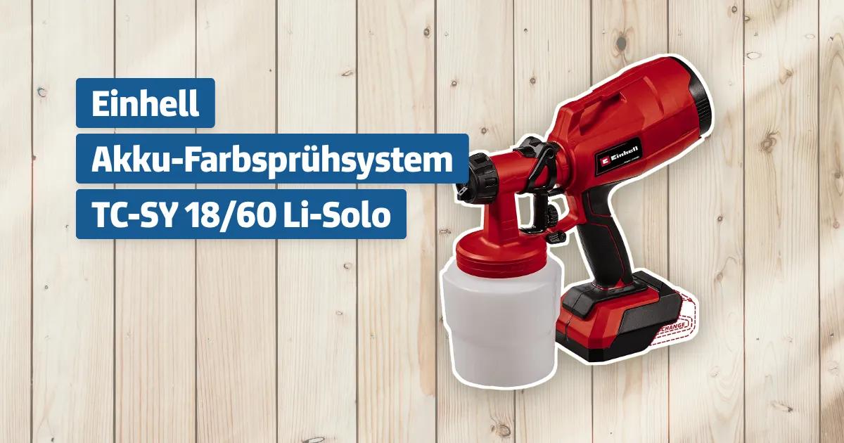 Einhell Akku Farbspr Hsystem Tc Sy Li Solo Testbericht