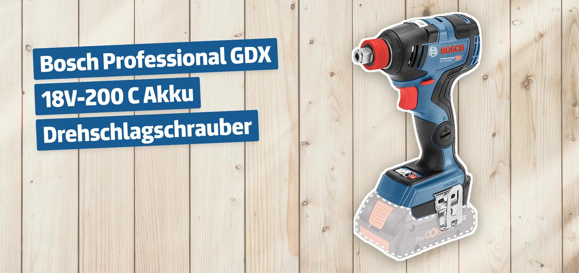 Bosch Professional GDX 18V 200 C Akku Drehschlagschrauber Testbericht