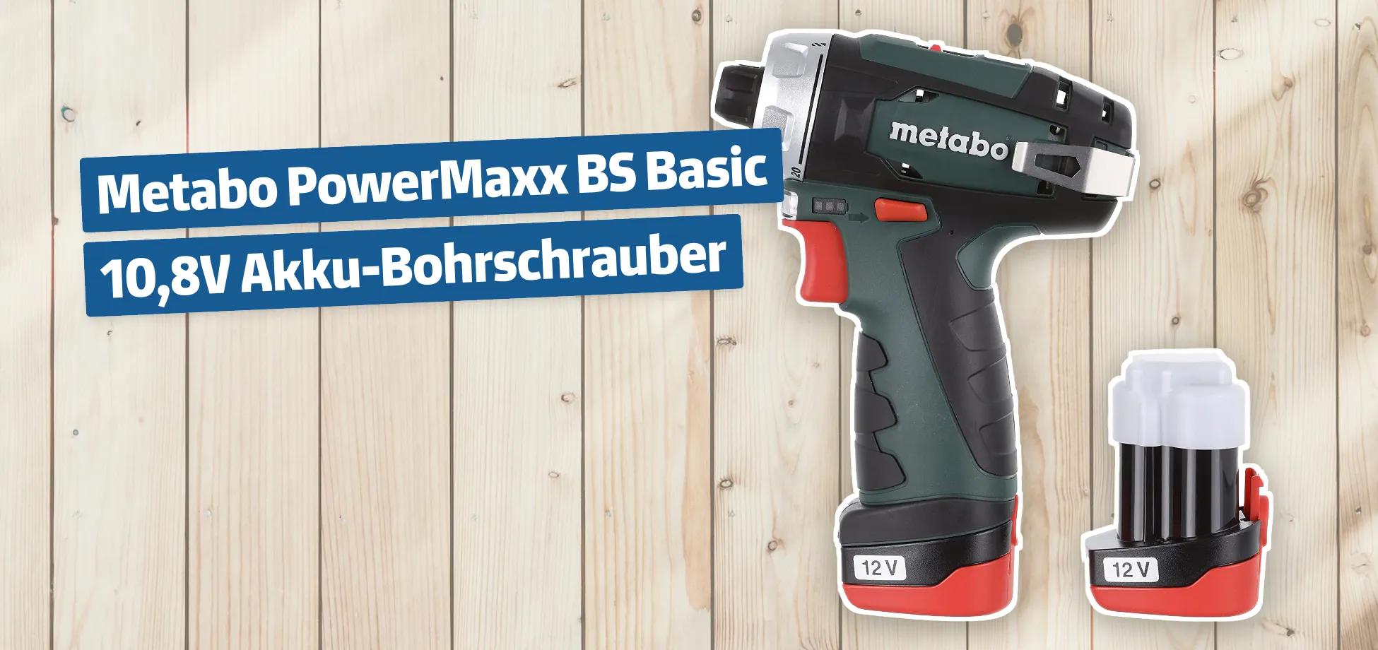 Metabo PowerMaxx BS Basic 10,8V Akku-Bohrschrauber Testbericht ...