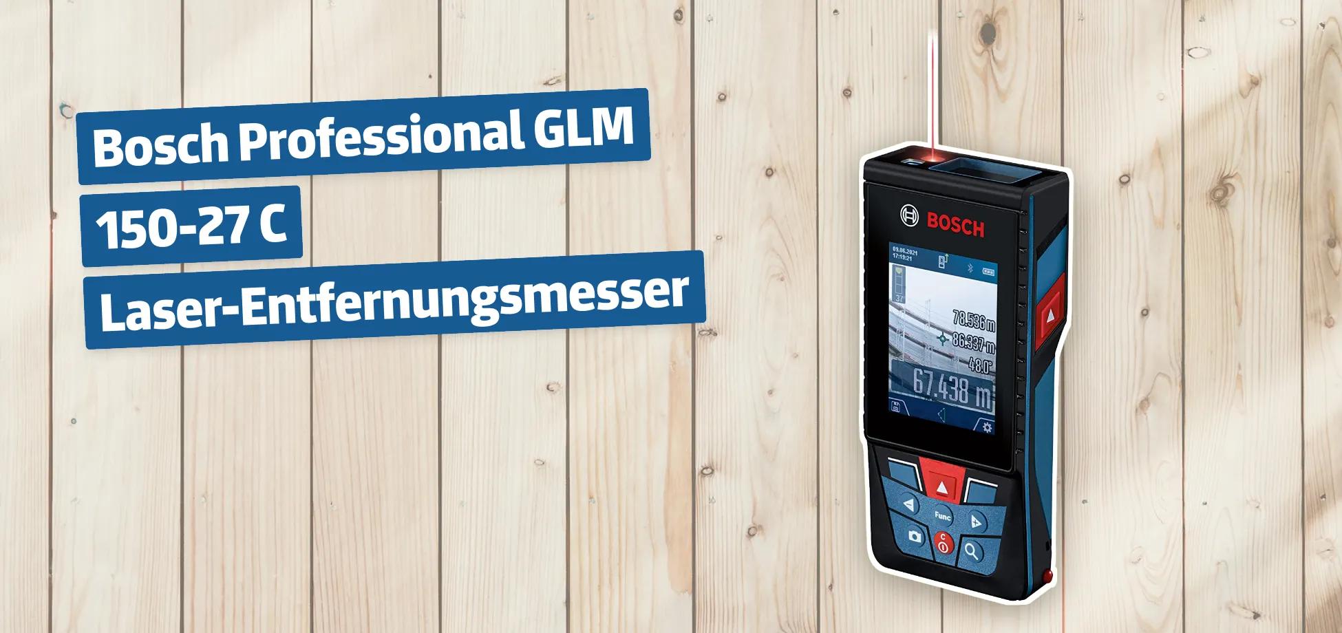 Bosch Professional GLM 150-27 C Laser-Entfernungsmesser Testbericht ...