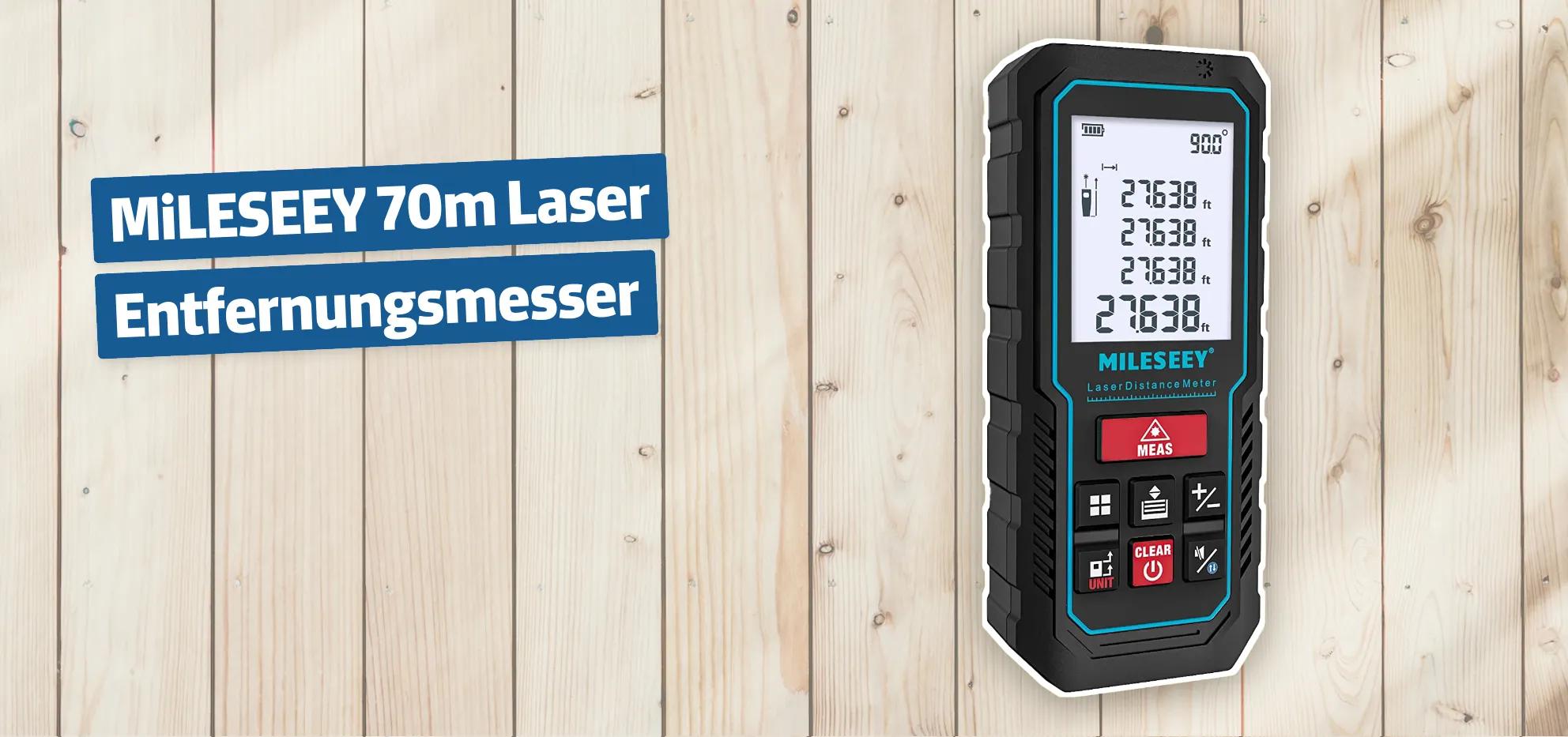 MiLESEEY 70m Laser Entfernungsmesser Testbericht & Erfahrungen ...