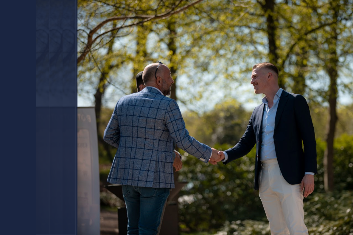 An investor and adviser reviewing a portfolio together