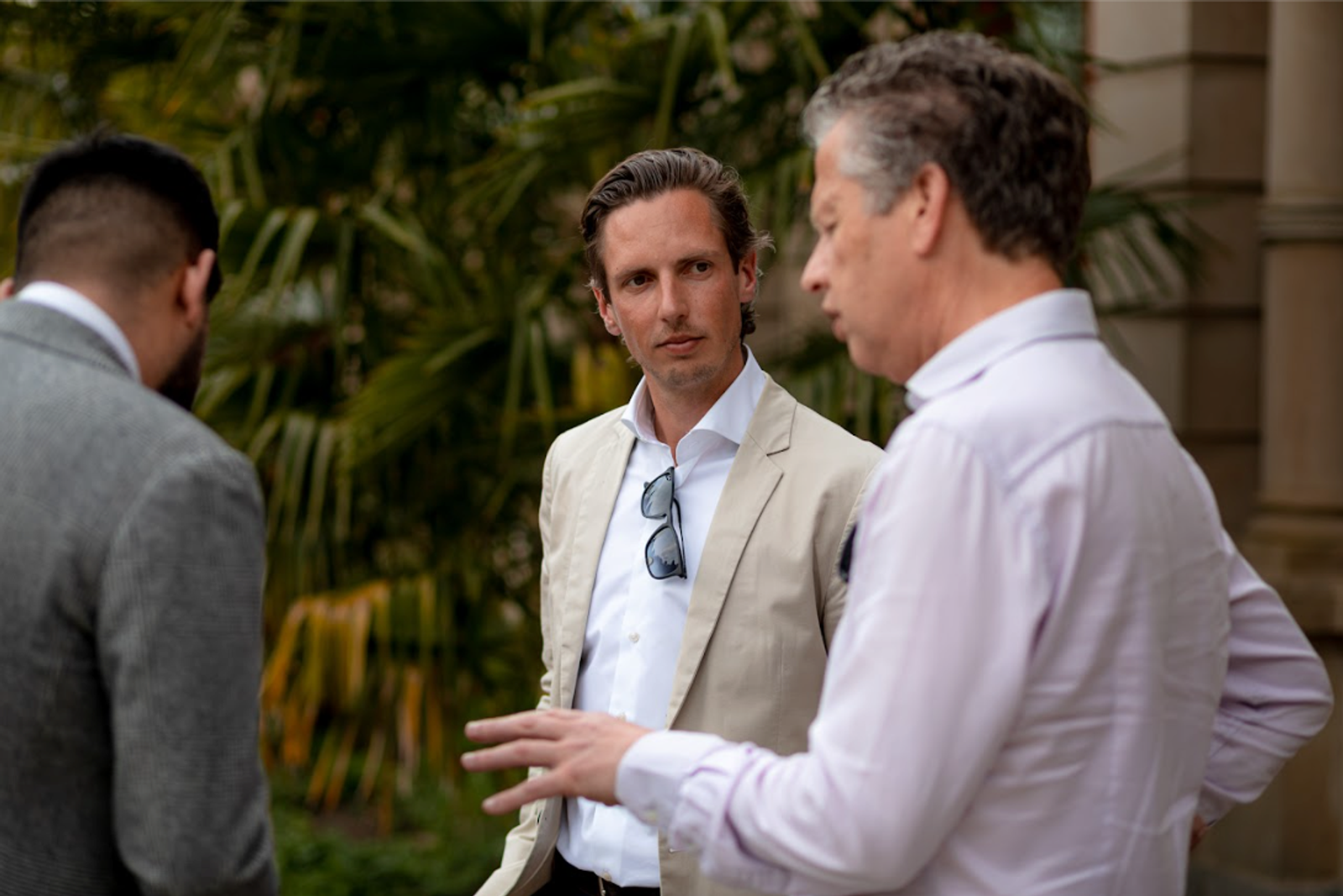 A family discussing investing for the next generation