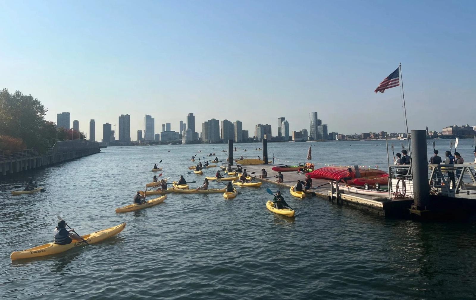 紐約夏日冒險 Downtown Boathouse 免費獨木舟